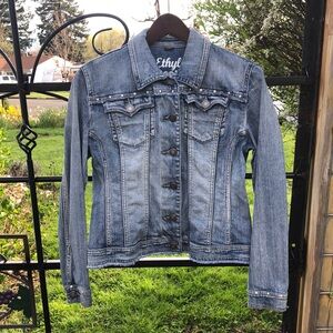 Ethyl vintage denim jeans jacket size S